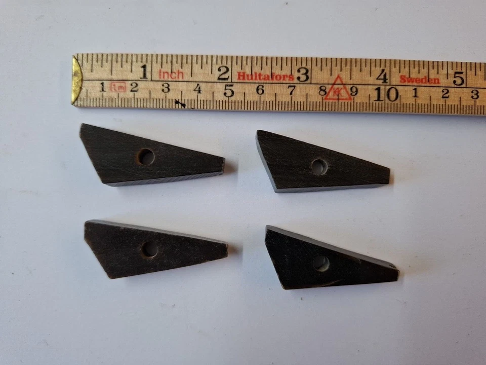 Genuine Horn Toggles, super shapes, widths, sizes, packs of 8-unique and natural - Image 2 of 4