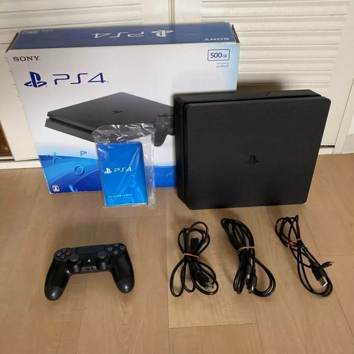 Sony PlayStation 4 PS4 Slim 500GB Jet Black Game Console Full Fast Free Ship | eBay