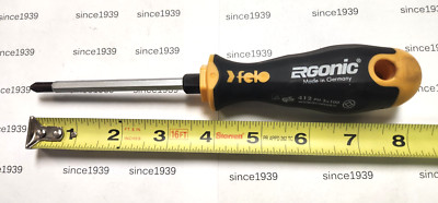 Felo 52797 Ergonic Soft Handle #2 Phillips Screwdriver Hex Shank 4'' Blade
