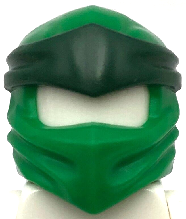 Lego New Green Minifigure Headgear Ninjago Wrap Type 4 w/ Dark