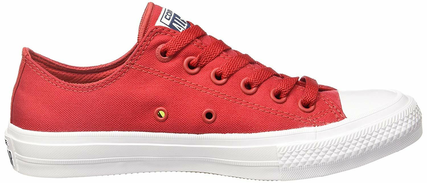 Converse Womens All Star II OX Low Top Lace Lace Lace Up Fashion Sneakers, Red, Size 12.5 8d2abc Converse Womens All Star II OX Low Top Lace Lace Lace Up Fashion Sneakers, Red, Size 12.5 8d2abc