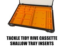 Tackle Tidy Rive Guru inserti organizzatore vassoio cassette superficiale RS1, RS2, ST8, D36