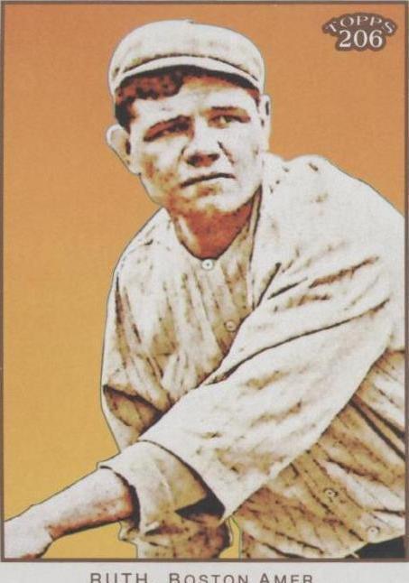 Babe Ruth T 206 2009 Topps 206 - Babe Ruth #287 Pitching for sale online | eBay