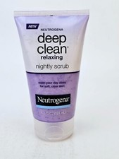 Neutrogena Deep Clean Relaxing Nightly Scrub Soft Clear Skin Exfoiliate 4.2oz