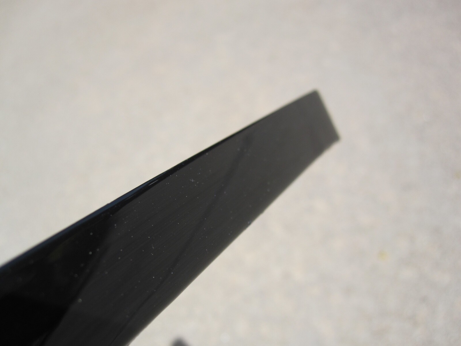02-2010 LAMBORGHINI MURCIELAGO LEFT DOOR GLASS UPPER TRIM CHANEL RUN MOLDING 
