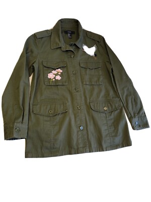 Utility Jacket Button Front Denim Jacket Forever 21 Forever 21