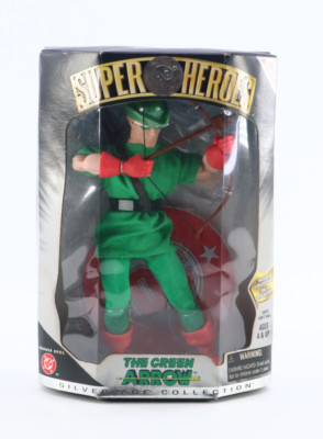 Vtg 1999 Super Heroes The Green Arrow DC Silver Age Collection Figure Hasbro New
