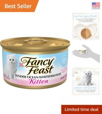 Complete and Balanced Ocean Whitefish Kitten Wet Food - 24 Pack of 3 oz. Cans 8.68 per gallon