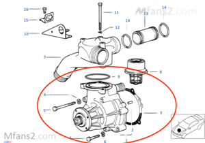 Genuine BMW E36 M3 3.0 S50B30 Thermostat 11511405720