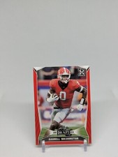 2023 LEAF DRAFT🔥DARNELL WASHINGTON🔥RED🔥COLOR MATCH🔥ROOKIE RC🔥📈