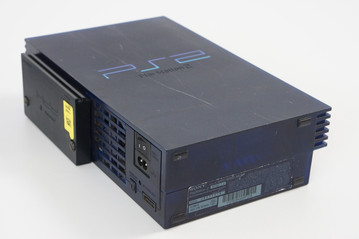 PS2 BB Console Midnight Blue SCPH-50000 MB/NH System Playstation2