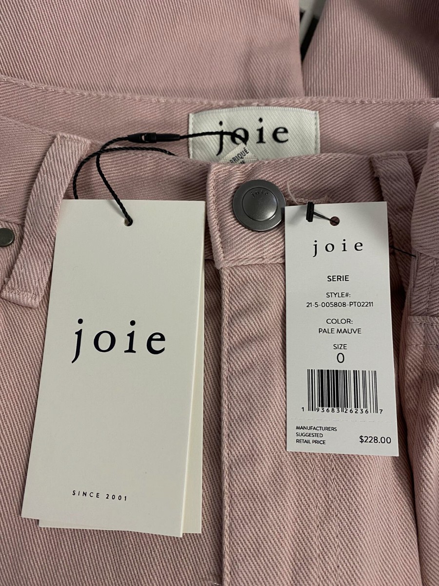 ୨୧ $228 Joie Women's Pink Serie Cropped Flare Leg Jeans Pants Size 0