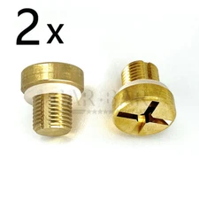 2PCS Coolant Bleeder Screws 11537793373 for BMW See compatibility