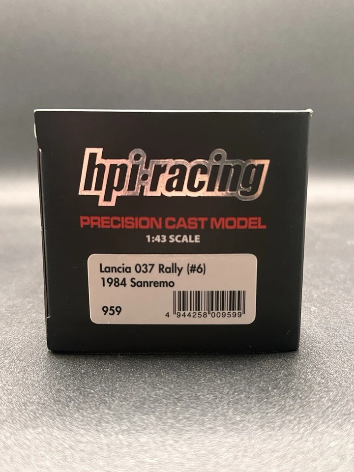 HPI 1/43 RACING 959 LANCIA 037 RALLY #6 SANREMO 1984 M.BIASION - T.SIVIERO - Immagine 3 di 4