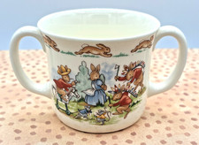 Royal Doulton Bunnykins Fine English Bone China Double Handled Child Cup 1936