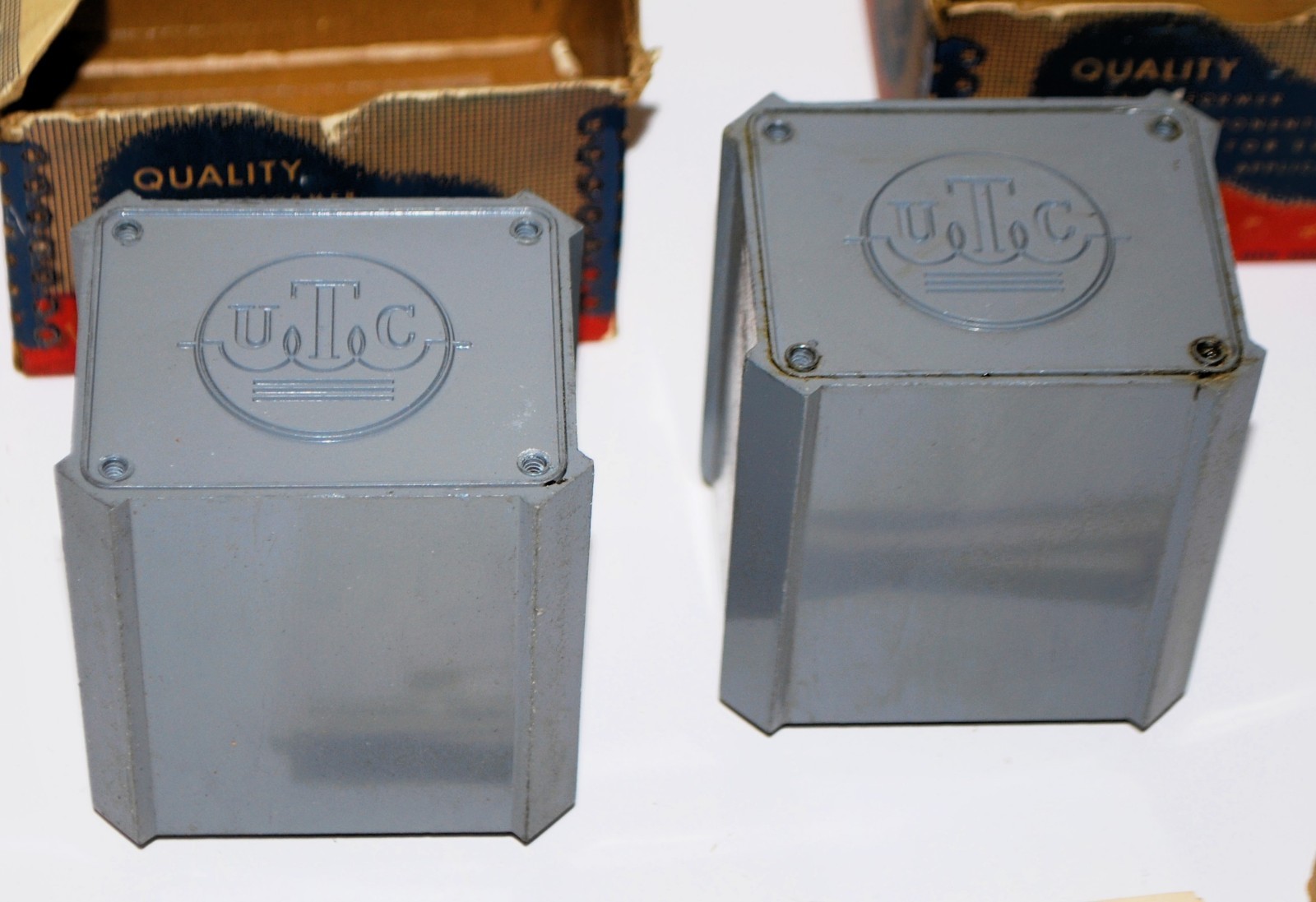 1 Pair of  NOS VINTAGE UTC   LS-12 X INPUT TRANSFORMERS