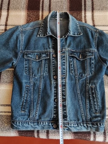 Men DAIROS JEANS Jacket Navy Cotton 40