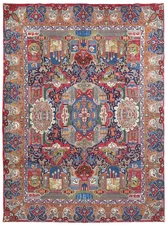Vintage Hand-knotted Medallion Design Oriental Home Decor Carpet Rug 10X13 ft