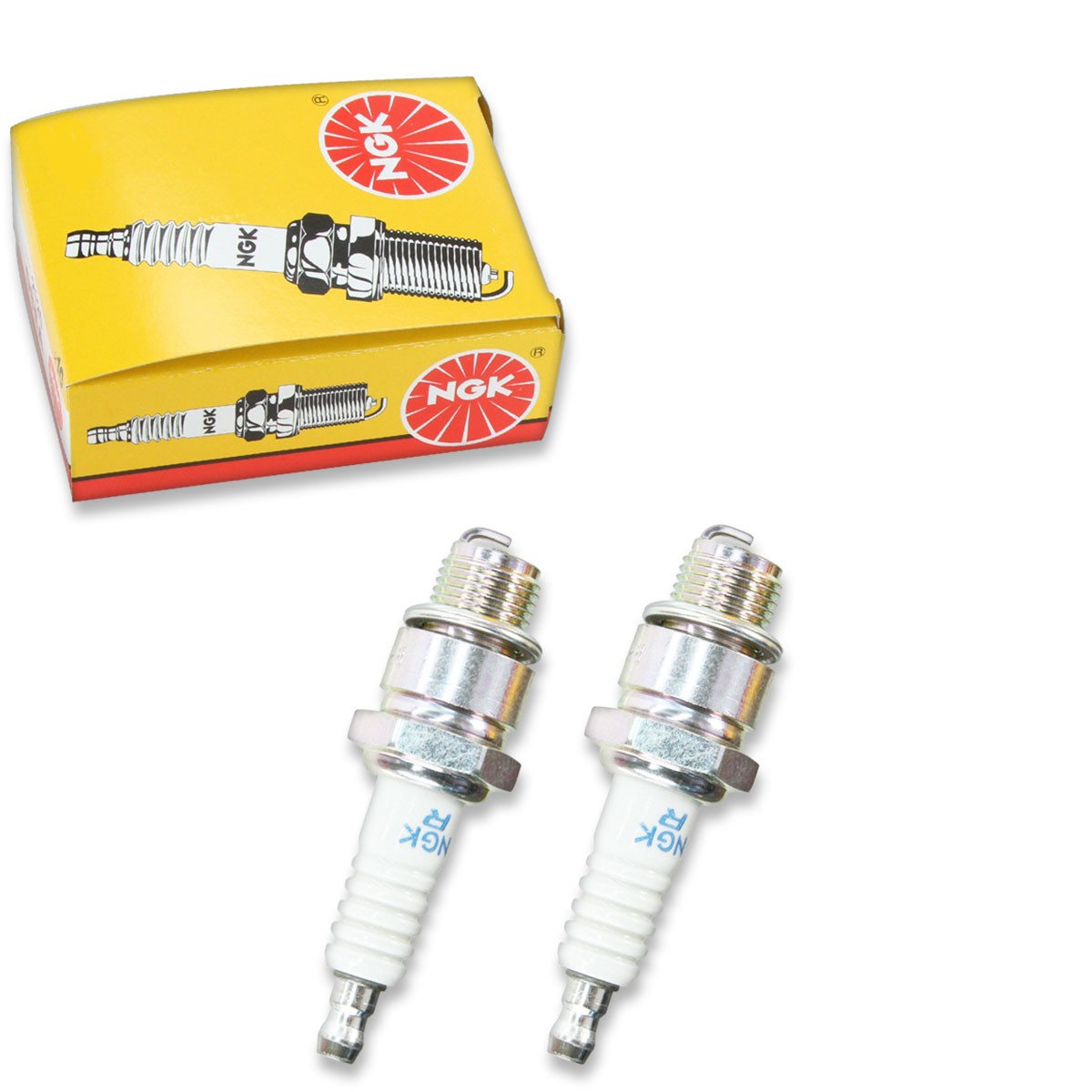 2 pc NGK 4522 BR9HS Standard Spark Plugs for W27FSR S40FR R41F 98076-59716 xy