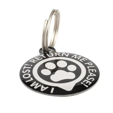 Max & Molly Smart Pet ID Tag with QR Code (Black)