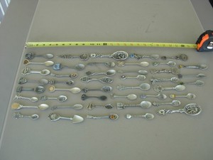 Pewter Collector Spoons / Misc Lot of Pewter Spoons