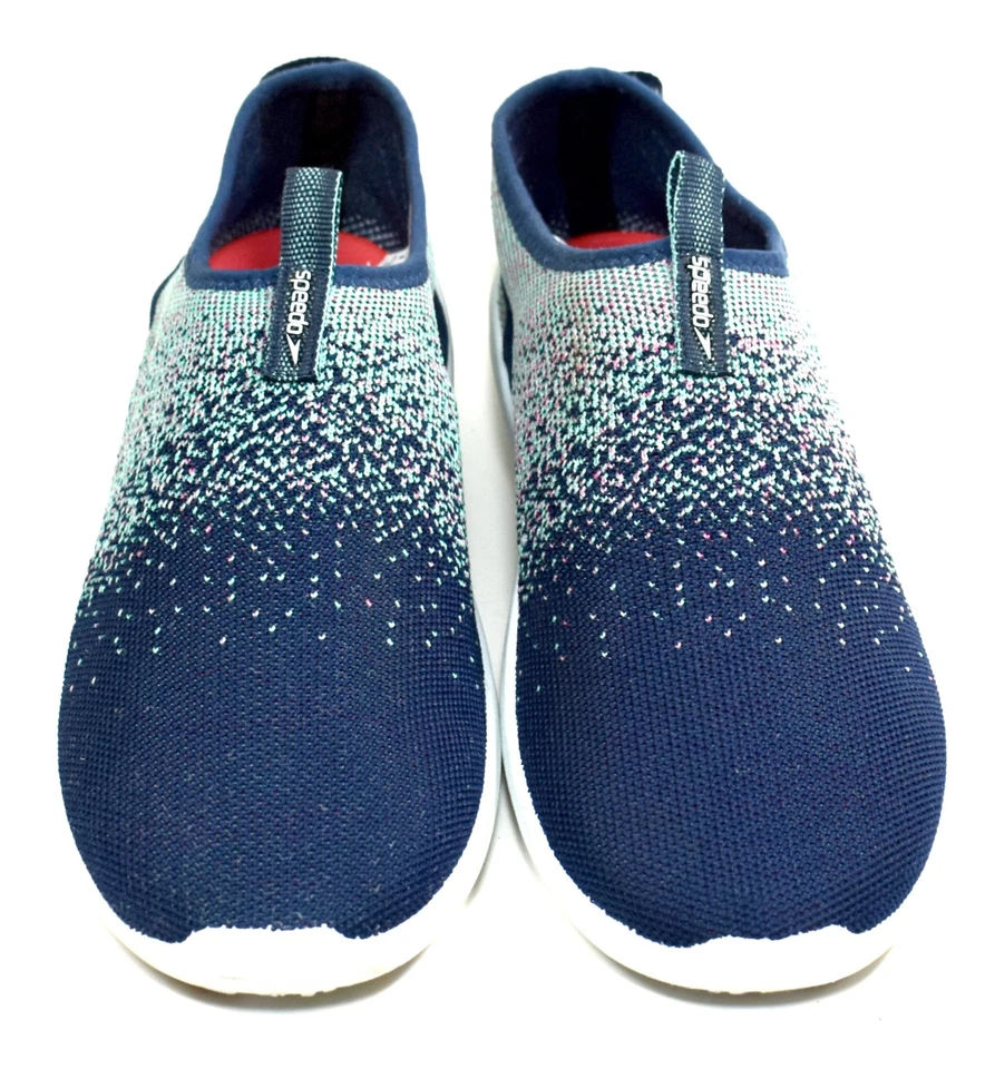 Sapatos aquáticos Speedo Surfknit Pro azul marinho feminino tamanho 10 ~ Excelente! - Imagem 2 de 4