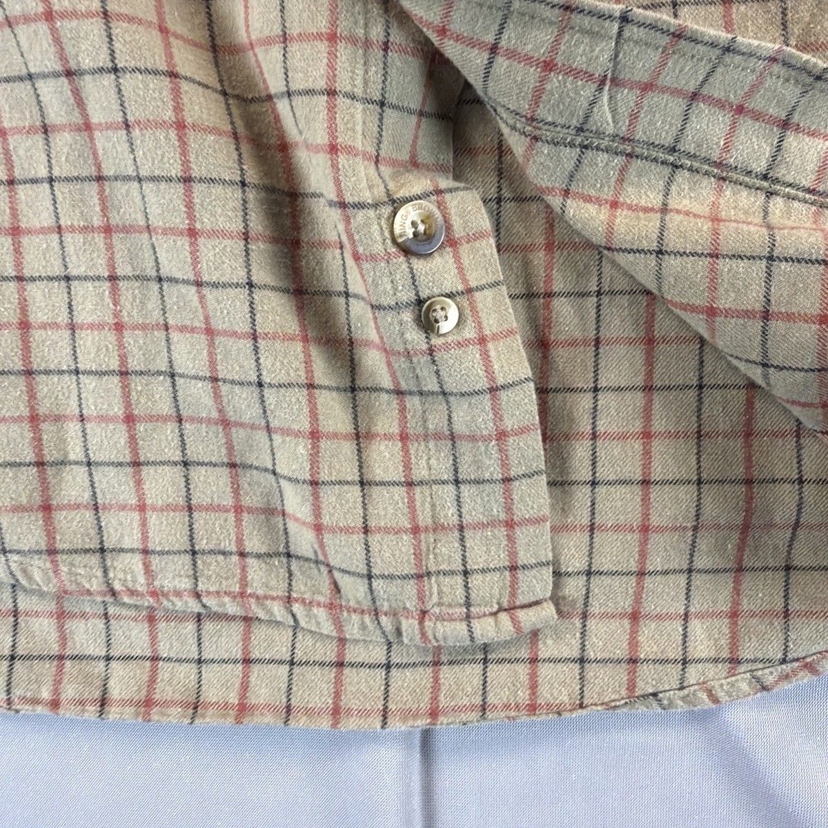 Browning Super Naturals Shirt Mens Large Plaid Hunting Button Down View 6
