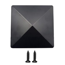 Decorative Top Finish for 4x4 Inch Outdoor Wooden Fence Plastic Post Cap