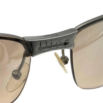 CHRISTIAN DIOR ADIORABLE 6 6LBAK 64□16 115 Rimless Sunglasses