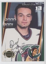 2000-01 CTM Shawinigan Cataractes Auto 37/100 David Chicoine #8 Auto 1u2