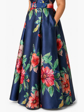 taylor floral-print fit & flare dress Adrianna Papell Platinum 40401 main image 1