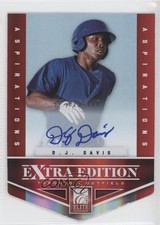 2012 Elite Extra Edition Aspirations Die-Cut Signatures 25/100 DJ Davis Auto fm0