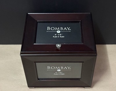 The Bombay Company Decorative Picture Photo Album Storage Box