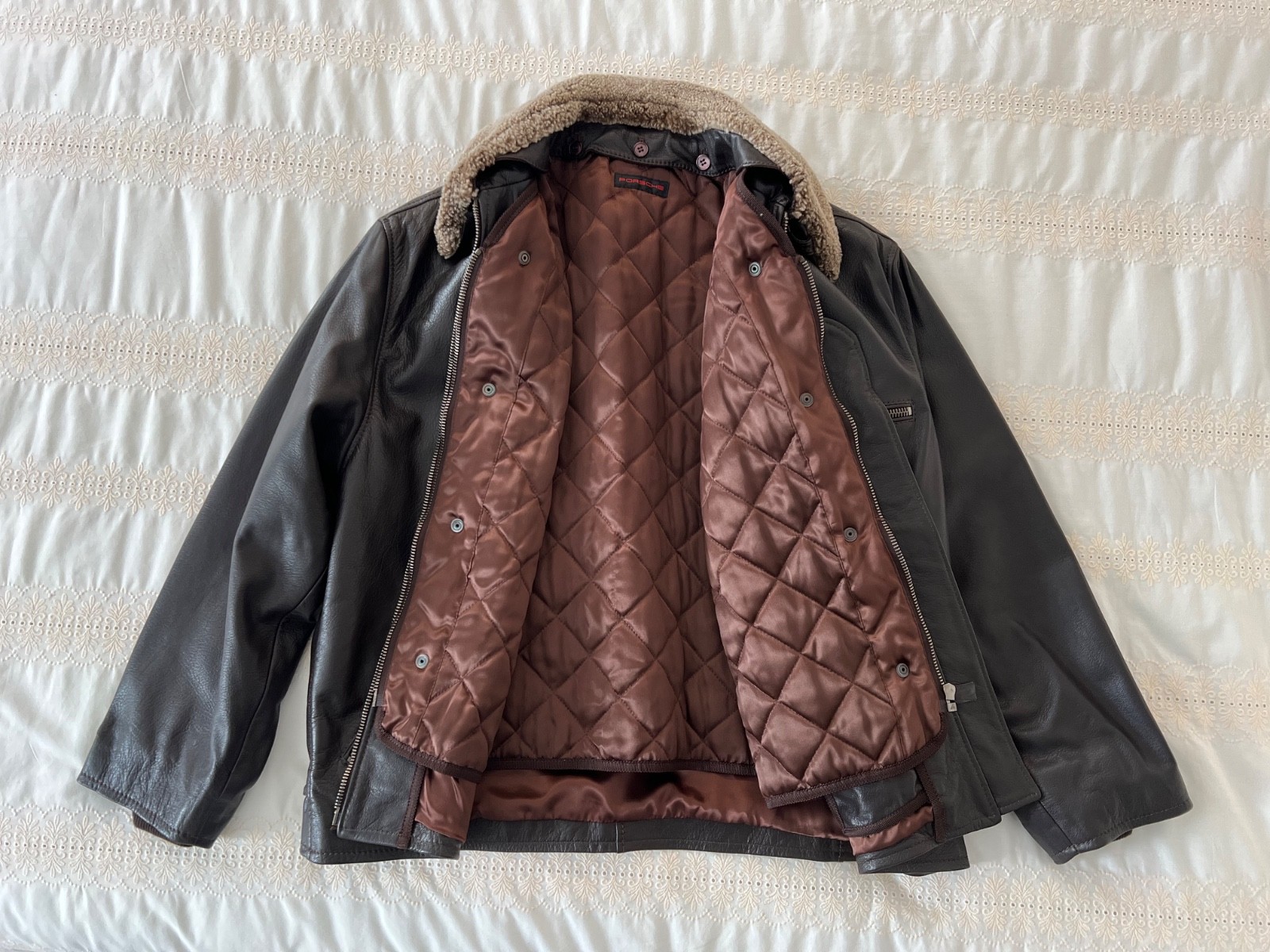 Porsche Designer Genuine Leather Pilot Jacket (Made in Italy) image 7