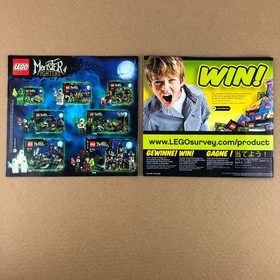 Lego Monster Fighters The Crazy Scientist & His Monster 9466 Manual Booklet ONLY