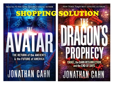 The Avatar & The Dragon's Prophecy By Jonathan Cahn, Paperback 2 Book Set