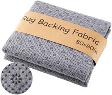 80"  80" Rug-Backing-Antislip-Tufting-Cloth, 2mm Thick More Wear-Resistant 