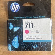 HP Genuine 711 Magenta DesignJet Ink Cartridge CZ131A 10/2022 New Sealed