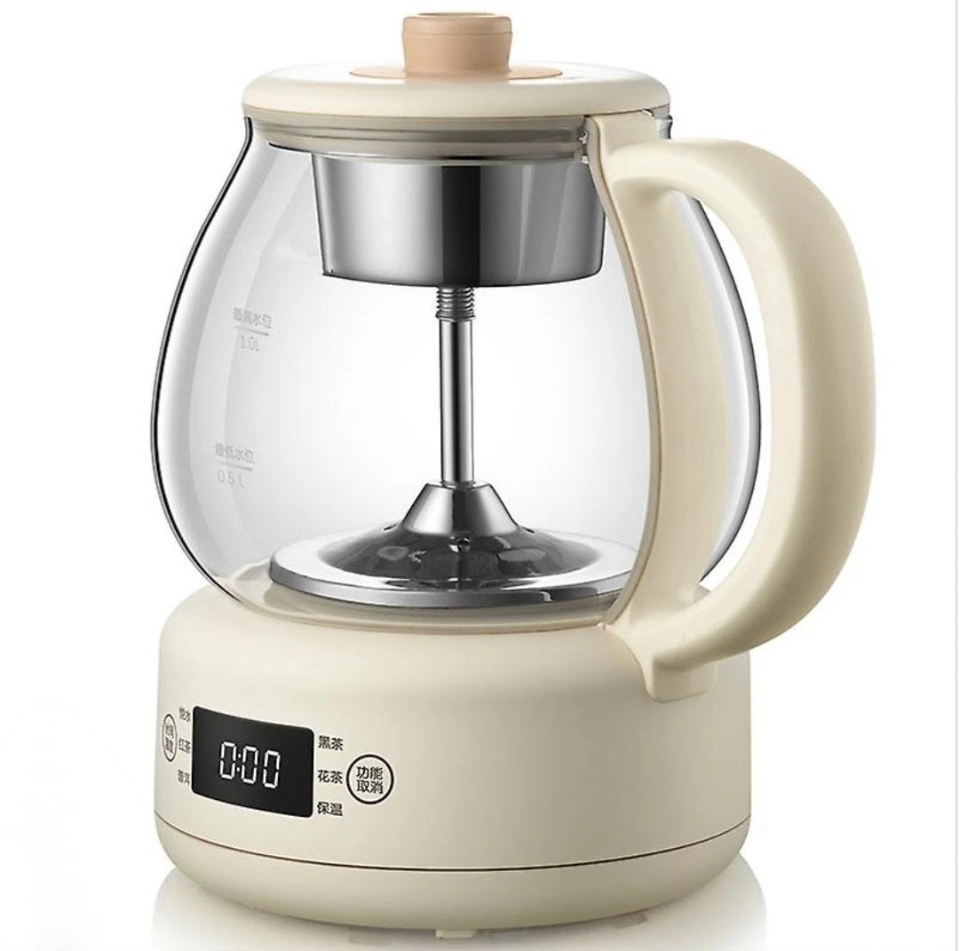 Bear Tea Brewer Electric Kettle Glass Teapot High Temperature Resistance Travel