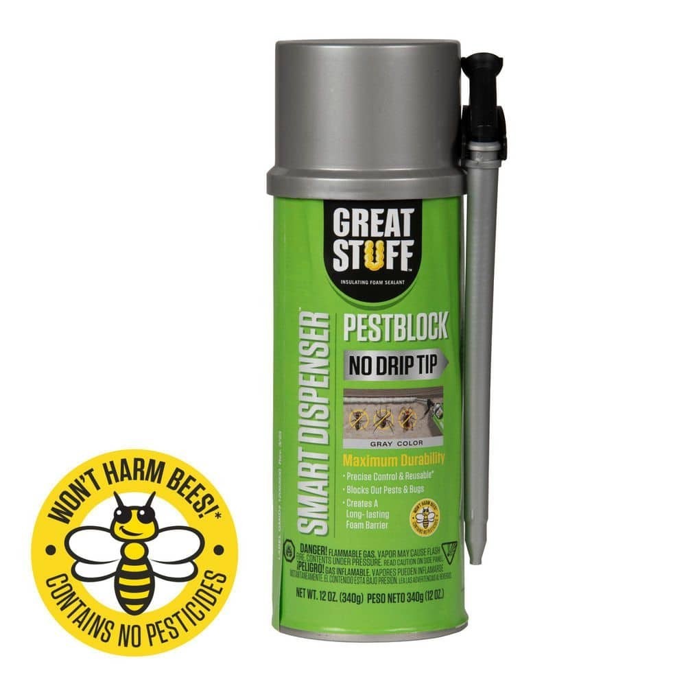 Smart Dispenser 12 Oz. Pestblock Insulating Spray Foam Sealant