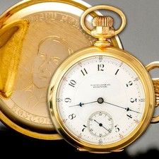 Antique E. Howard  Co. 18K Gold Pocket Watch Series 8   American Luxury