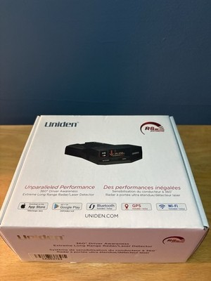 Uniden R8W (Model) Extreme Long Range Laser/Radar Detector 360° OPEN BOX