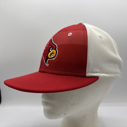Vintage Louisville Cardinals Hat 7 1/8 The Game Pro GP340 Fitted Gametek LS Logo - Picture 3 of 12
