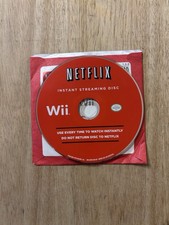 Nintendo Wii Game Console Netflix Streaming Disc/Sleeve Working See Description