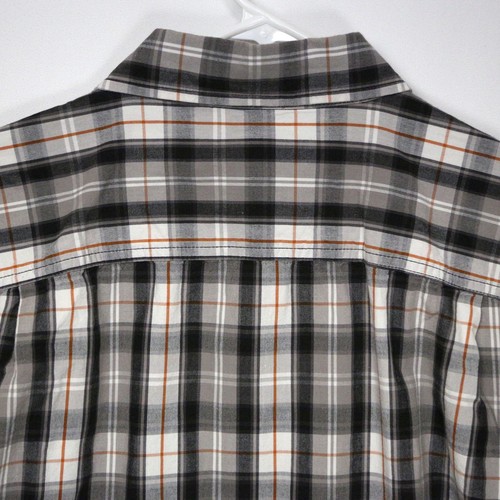 Camicia Carhartt a quadri con bottoni manica corta uomo XL vestibilità regolare relaxed - Foto 9 di 11