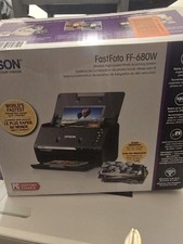 Epson Fastfoto FF-680W scanner wireless per foto e documenti NUOVO SCATOLA APERTA
