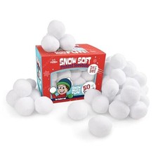 Fake Snowballs for Kids, Indoor Snowball Fight Set, Artificial Snowballs for