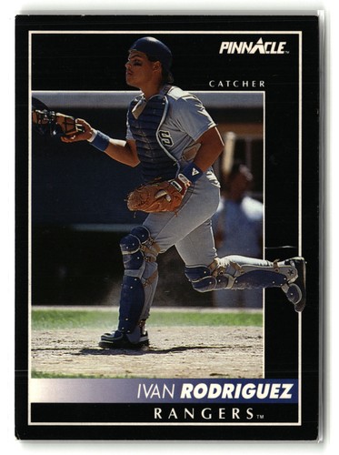 Ivan Rodriguez #156 1992 Pinnacle card