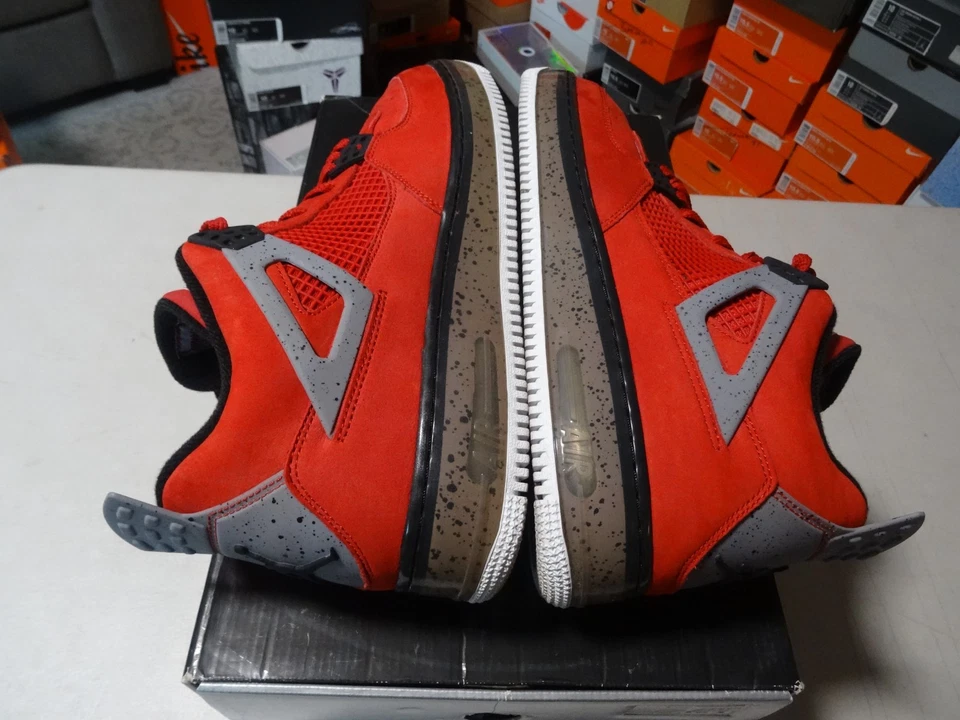 Nike Air Jordan Fusion 4 Premier Varsity Rojo Cemento Talla 9.5 - Usado una vez 384393 601 Foto 4 de 4