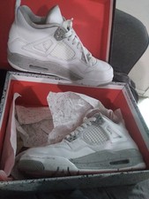 Size 5.5 - Nike Air Jordan 4 Retro GS White Oreo 2021 Men's Shoes Ships Now
